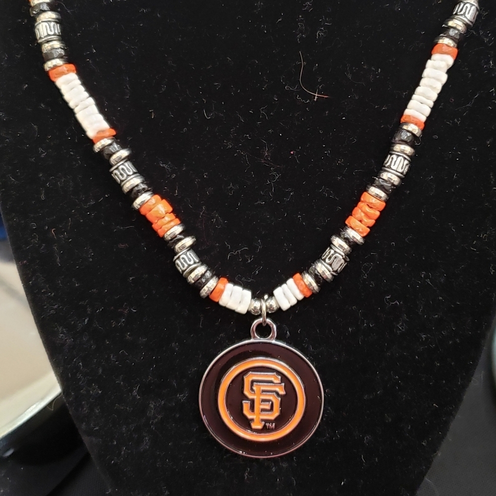 SF Giants Puka Shell Necklace
